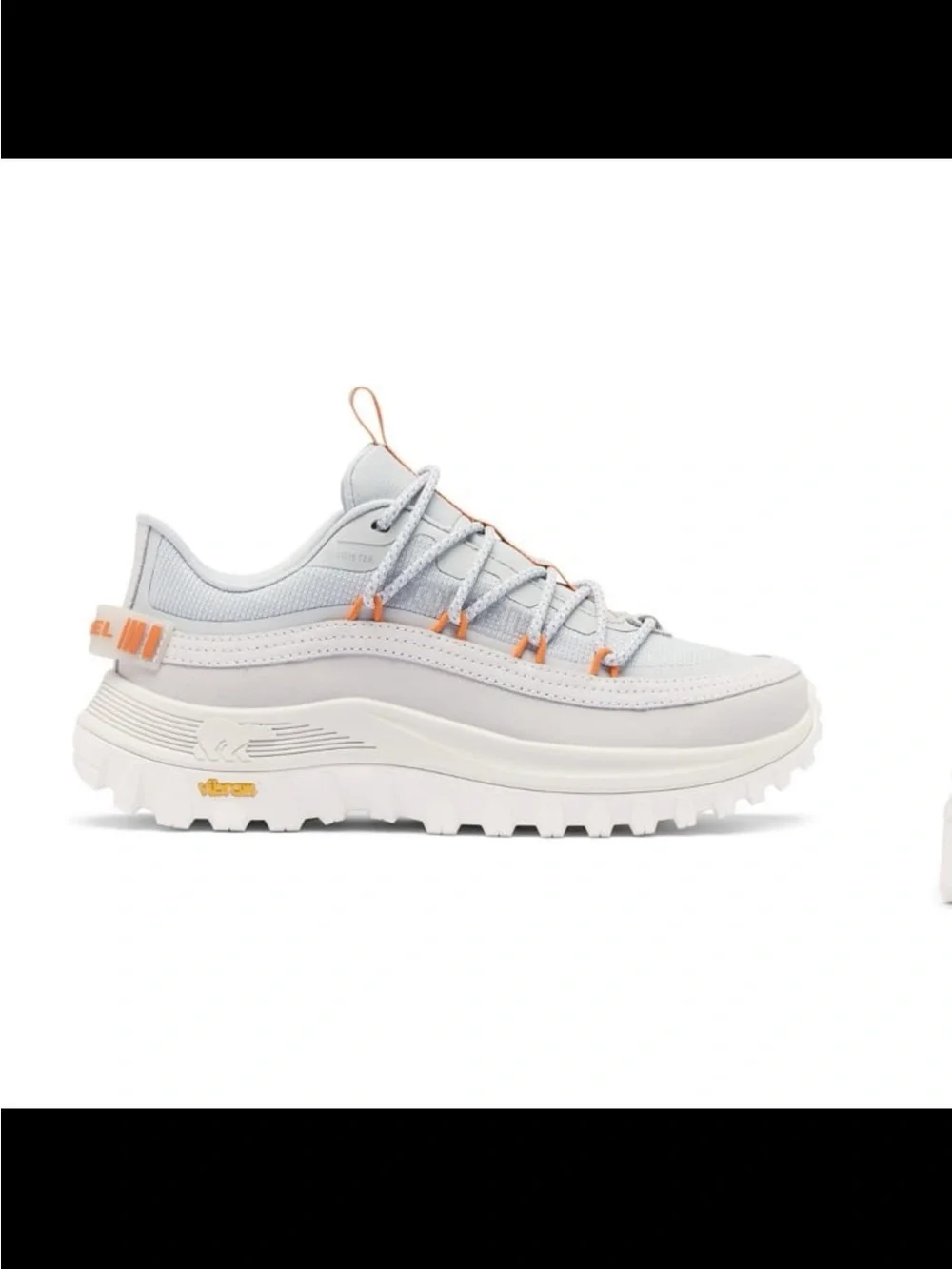 NWB Sorel women’s callsign horizon low GTX round toe white&orange sneaker size11